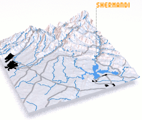 3d view of Sher Mandi