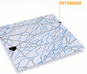 3d view of Kot Kandar