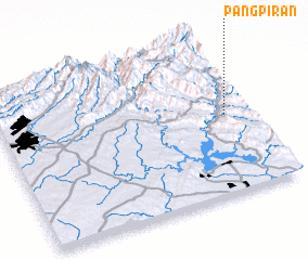 3d view of Pang Pirān