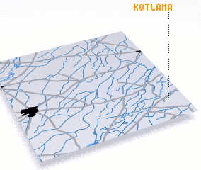 3d view of Kot Lama