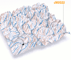 3d view of Jhuggi