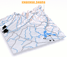 3d view of Khakhiāl Dhara