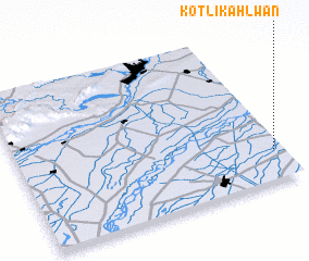 3d view of Kotli Kahlwān