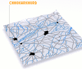 3d view of Chhokar Khurd