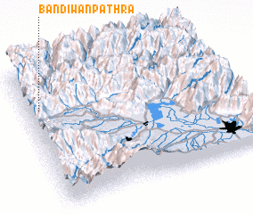 3d view of Bandiwān Pathra