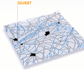 3d view of Gujrāt