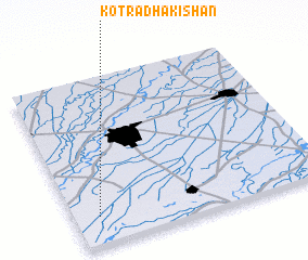 3d view of Kot Rādha Kishan