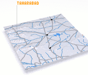 3d view of Taharābād