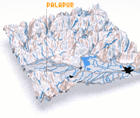 3d view of Pālapur
