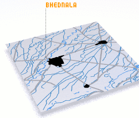 3d view of Bhed Nāla