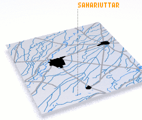 3d view of Sahāri Uttār