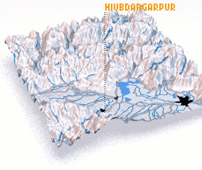 3d view of Hiub Dāngarpur