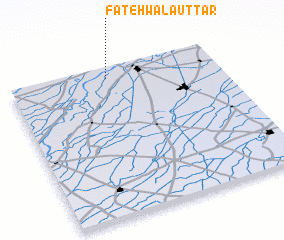 3d view of Fatehwāla Uttār