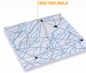 3d view of Chak Tahlīwāla