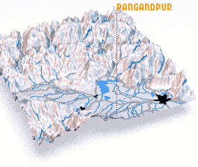 3d view of Pangāndpur