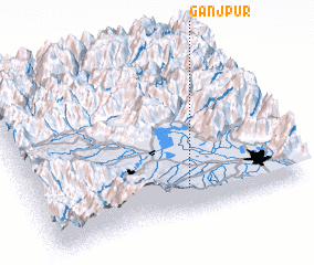 3d view of Ganjpur