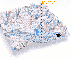 3d view of Zālāpur