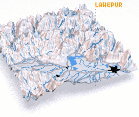 3d view of Lāwepur