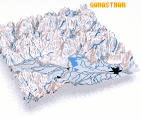3d view of Ganasthān
