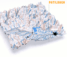 3d view of Patilbāgh