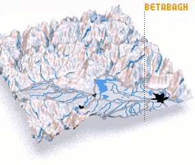 3d view of Betabāgh