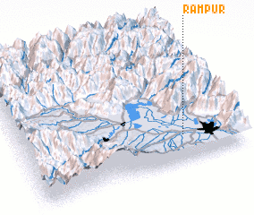 3d view of Rāmpur