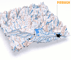 3d view of Pirbāgh