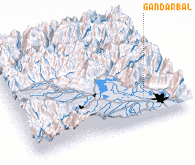 3d view of Gāndarbal