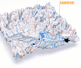 3d view of Sahipur