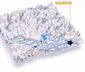 3d view of Kārapur