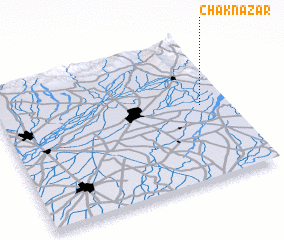 3d view of Chak Nāzar