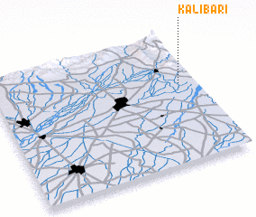 3d view of Kāli Bāri