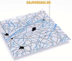 3d view of Rājpur Kaular