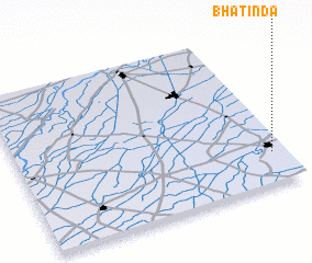 3d view of Bhatinda