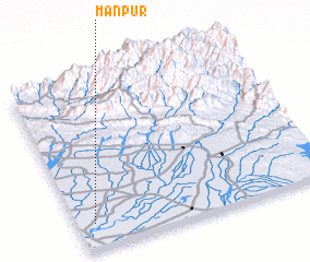 3d view of Mānpur