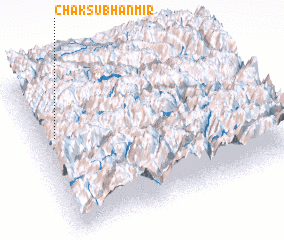 3d view of Chak Subhān Mīr