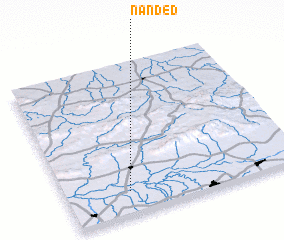 3d view of Nānded