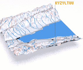 3d view of Kyzyl-Tuu