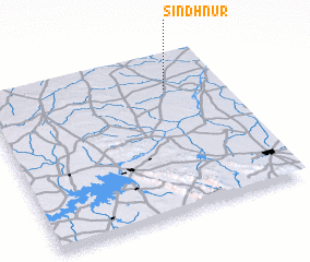 3d view of Sindhnūr