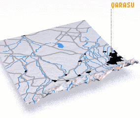 3d view of Qarasū