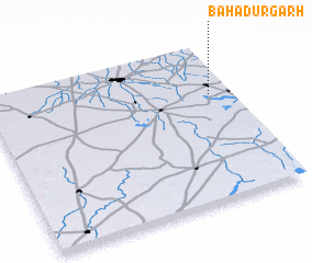 3d view of Bahādurgarh