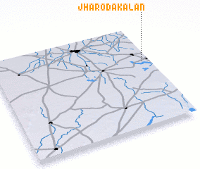 3d view of Jharoda Kalān