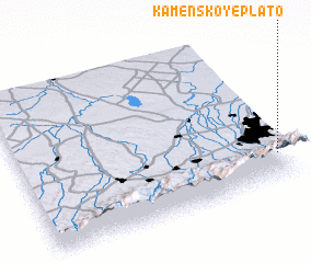 3d view of Kamenskoye Plato