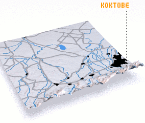 3d view of Koktobe