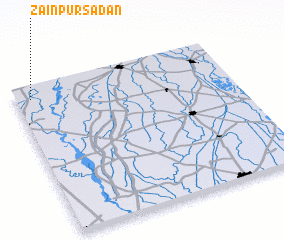 3d view of Zainpur Sādān