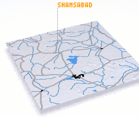 3d view of Shamsābād