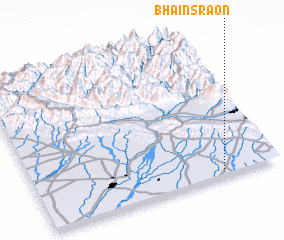 3d view of Bhainsrāon