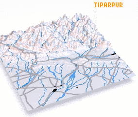 3d view of Tiparpur