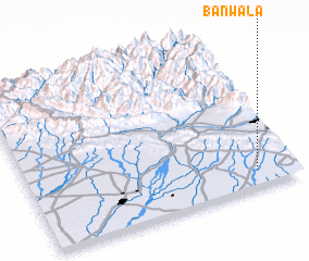 3d view of Banwāla