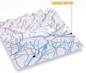 3d view of Ganeshpur